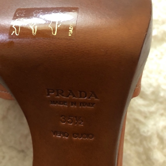 Prada Platform Sandals. Size 35.5 But Fits 6. NIB! - Picture 6 of 6